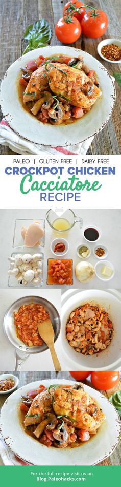 Paleo Crockpot Chicken Cacciatore Recipe Recipe by PaleoHacks Team