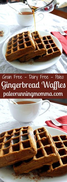 Paleo Gingerbread Waffles