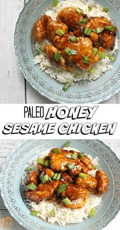 Paleo Honey Sesame Chicken