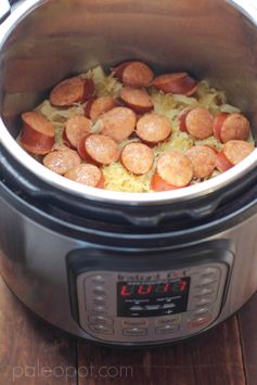 Paleo Instant Pot Kielbasa with Sauerkraut and Potatoes