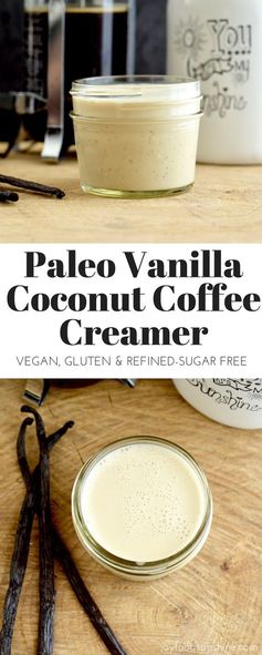 Paleo Vanilla Coconut Coffee Creamer