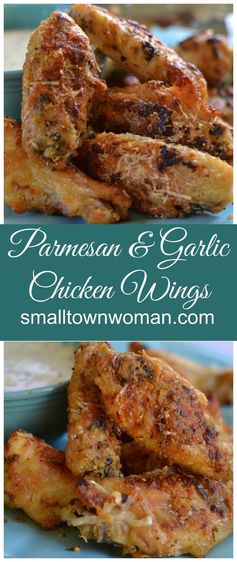 Parmesan & Garlic Chicken Wings