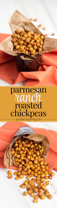 Parmesan Ranch Roasted Chickpeas