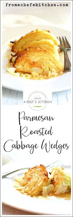 Parmesan Roasted Cabbage Wedges
