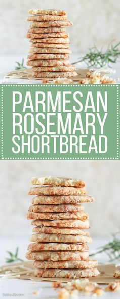 Parmesan Rosemary Shortbread Rounds