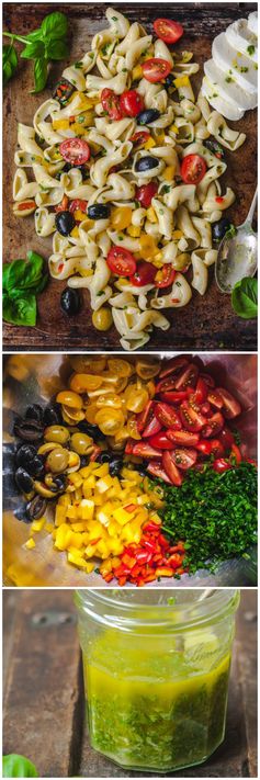 Pasta Salad with Basil Vinaigrette