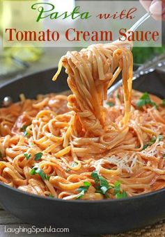 Pasta with Tomato Cream Sauce