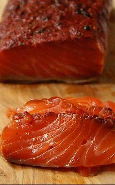 Pastrami Salmon Gravlax