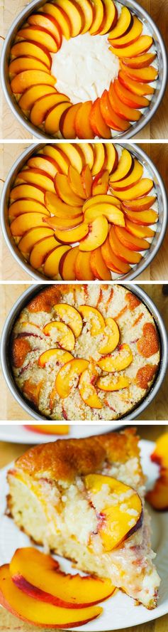 Peach Cream Cheese Cake