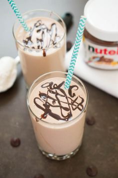 Peanut Butter & Nutella Milkshake