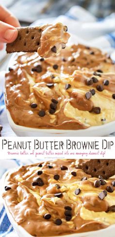 Peanut Butter Brownie Dip