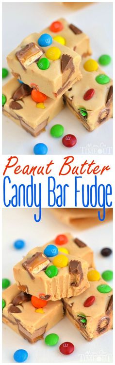 Peanut Butter Candy Bar Fudge