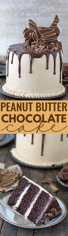 Peanut Butter Chocolate Cake