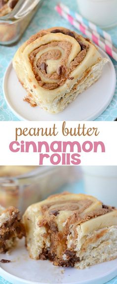 Peanut Butter Cinnamon Rolls