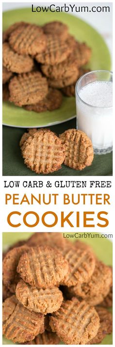 Peanut Butter Cookies with Coconut Flour