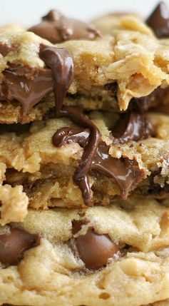 Peanut Butter Oatmeal Chocolate Chip Cookies