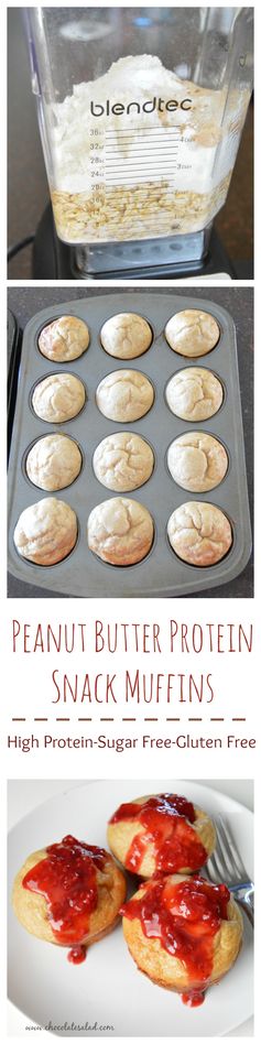 Peanut Butter Protein Snack Muffins