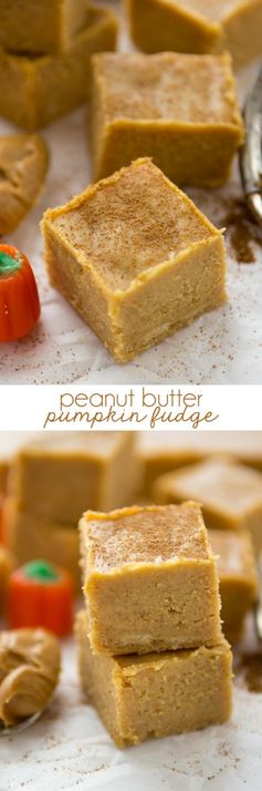 Peanut Butter Pumpkin Fudge