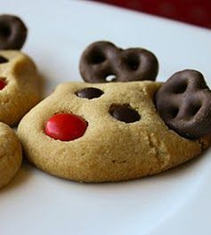 Peanut Butter Reindeer Cookies