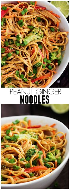 Peanut Ginger Noodles