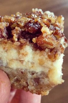 Pecan Cheesecake Squares