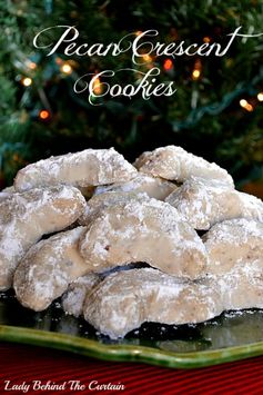 Pecan Crescent Cookies