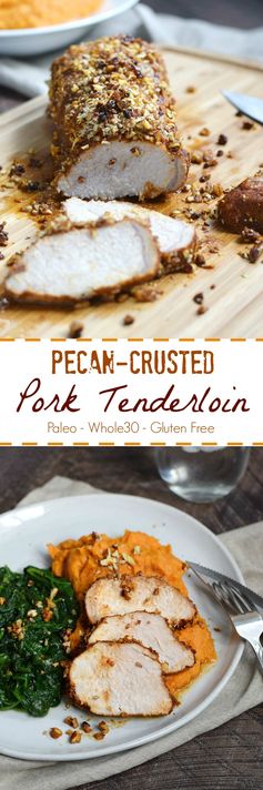 Pecan-Crusted Pork Tenderloin