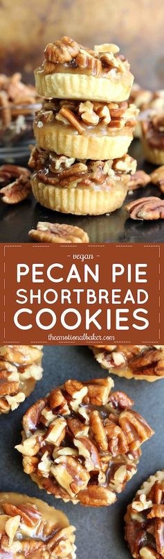 Pecan Pie Shortbread Cookies