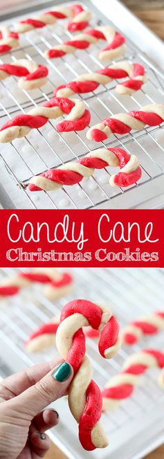 Peppermint Candy Cane Christmas Cookies