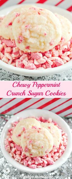 Peppermint Crunch Sugar Cookies