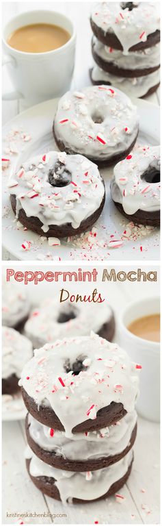 Peppermint Mocha Donuts