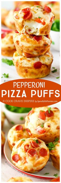 Pepperoni Pizza Puffs