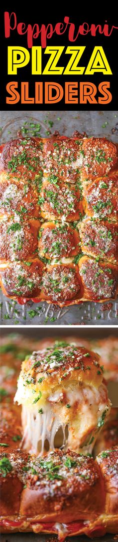 Pepperoni Pizza Sliders