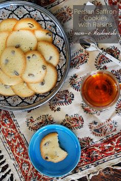 Persian Saffron Cookies (Nan-e Keshmeshi