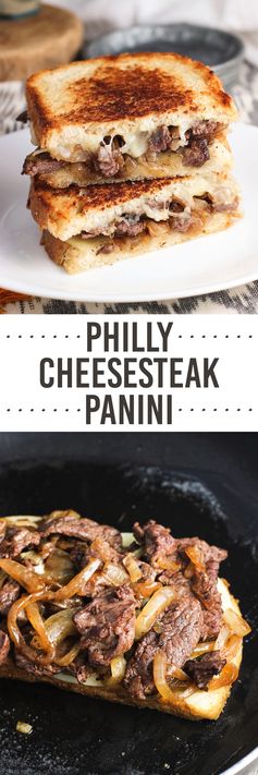 Philly Cheesesteak Panini