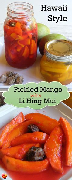 Pickled Mango with Li Hing Mui