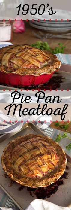 Pie Pan Meatloaf