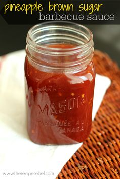 Pineapple Brown Sugar BBQ Sauce