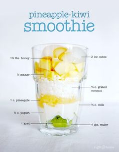 Pineapple-Kiwi Smoothie