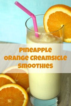 Pineapple Orange Creamsicle Smoothies