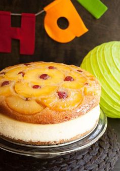 Pineapple Upside Down Cheesecake Cake