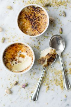 Pistachio Creme Brulee