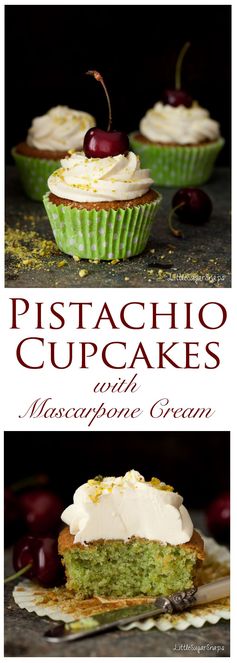 Pistachio Cupcakes