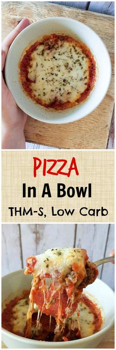 Pizza in a Bowl (Low Carb, THM-S