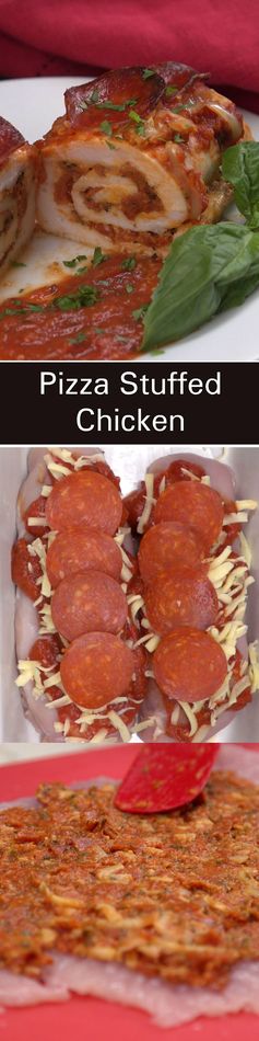 Pizza Stuffed Chicken