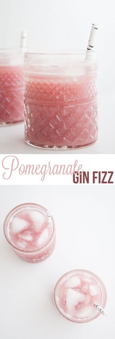 Pomegranate Gin Fizz