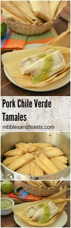 Pork Chile Verde Tamales