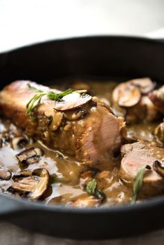 Pork Tenderloin with Creamy Marsala Sauce