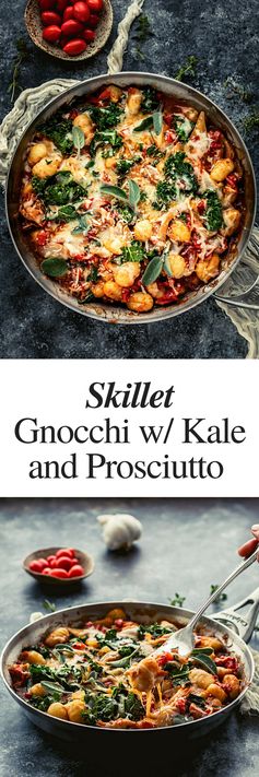 Potato Gnocchi Recipe with Prosciutto and Kale