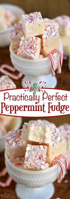 Practically Perfect Peppermint Fudge